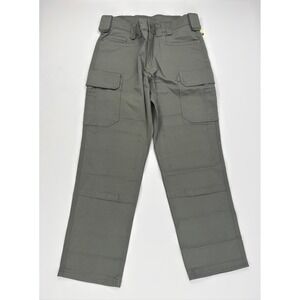 Duluth Trading Co Fire Hose Ultimate Cargo Pants Relaxed Fit Gunmetal Grey 35x34